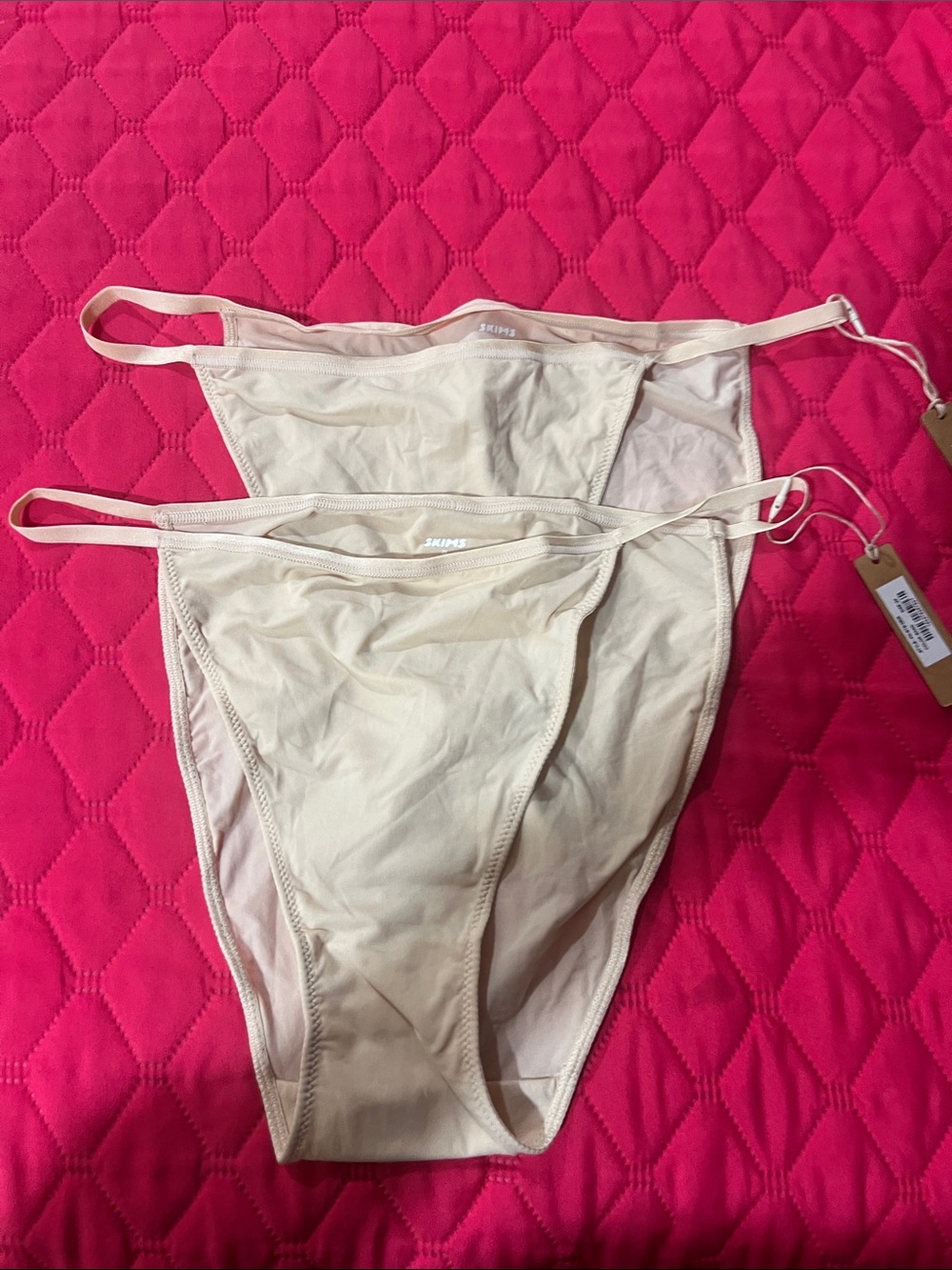SKIMS Women’s High-Cut Bikini Panties - Sand